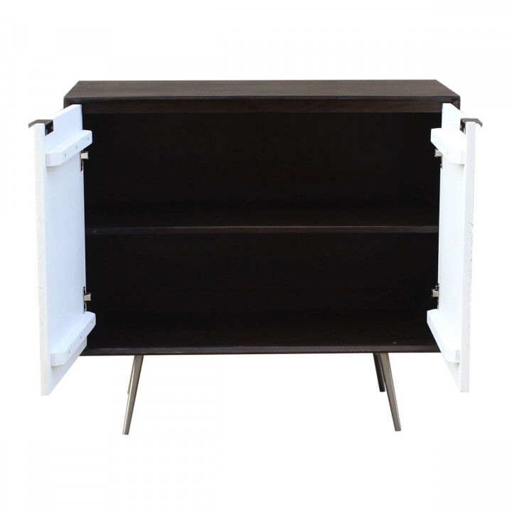 Sideboard DKD Home Decor White Brown Metal Mango wood 90 x 43 x 80 cm 90 x 43 x 82 cm