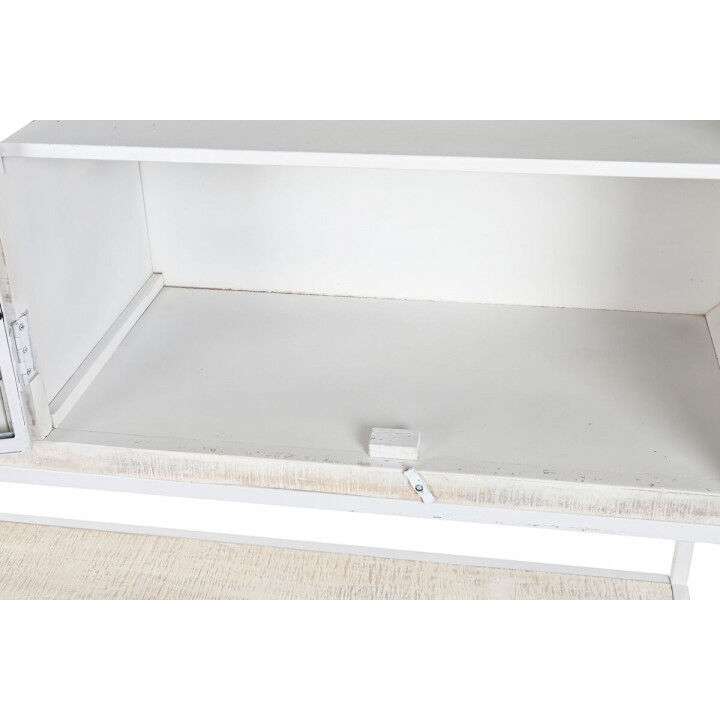 Estantería DKD Home Decor Blanco Negro Metal Madera de mango 170 x 45 x 200 cm