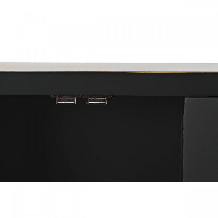 Recibidor DKD Home Decor Blanco Negro Dorado 63 x 28 x 83 cm