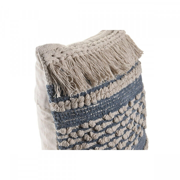 Cushion DKD Home Decor Blue 45 x 10 x 45 cm White Boho