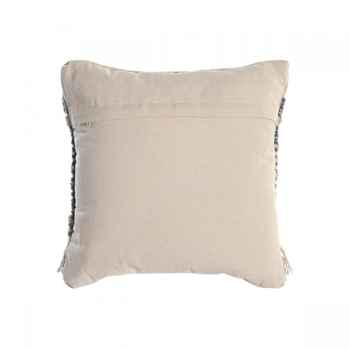 Cojín DKD Home Decor Azul 45 x 10 x 45 cm Blanco Boho