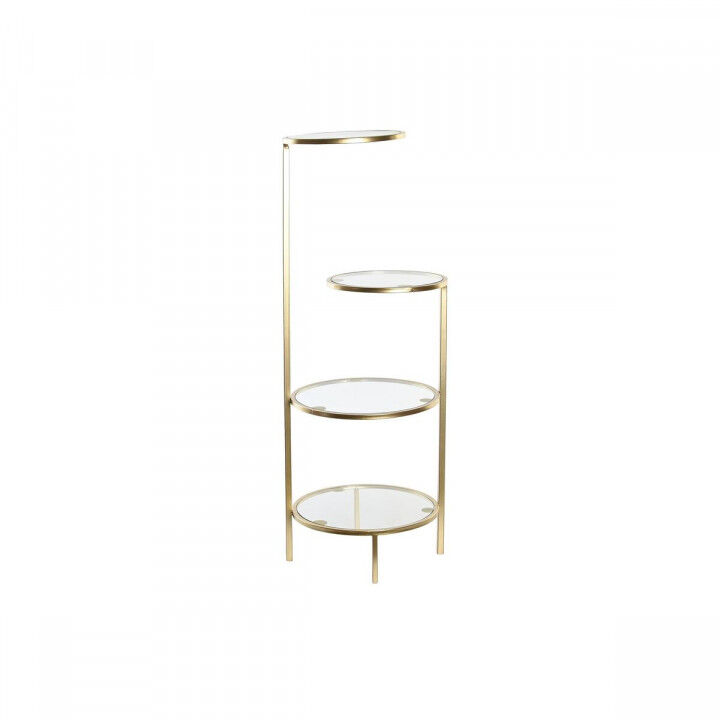 Shelve DKD Home Decor 32,5 x 30 x 86 cm Crystal Golden Metal
