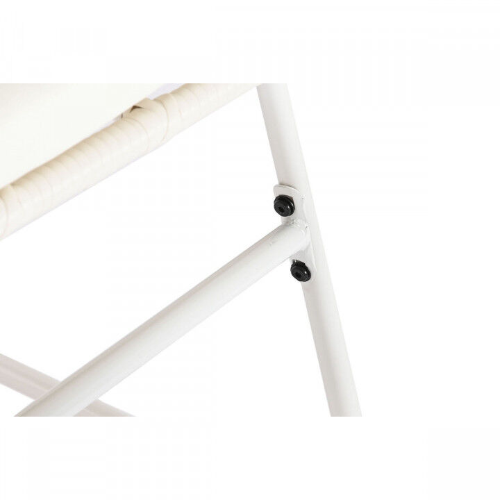 Tuinmeubilair DKD Home Decor Wit 124 x 74 x 84 cm (4 Onderdelen)