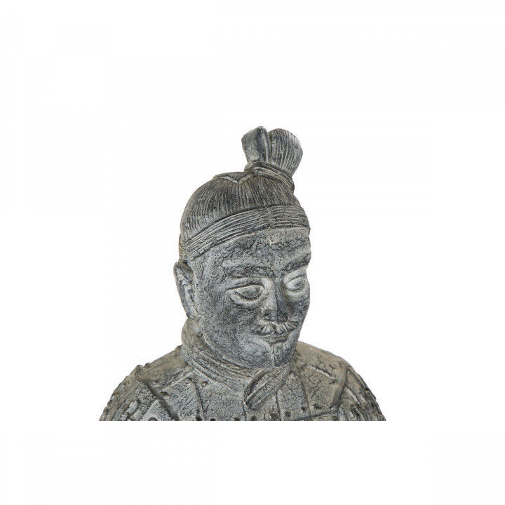 Figurine Décorative Home ESPRIT Gris clair Oriental Guerrier 39 x 35 x 78 cm 33 x 34 x 76 cm
