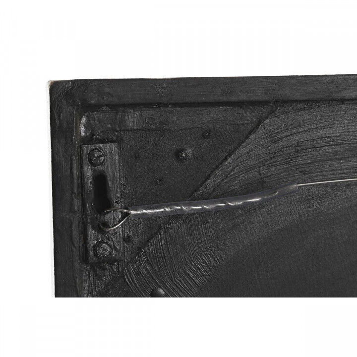 Decorazione da Parete DKD Home Decor Bianco Nero 60 x 6 x 60 cm (2 Unità)