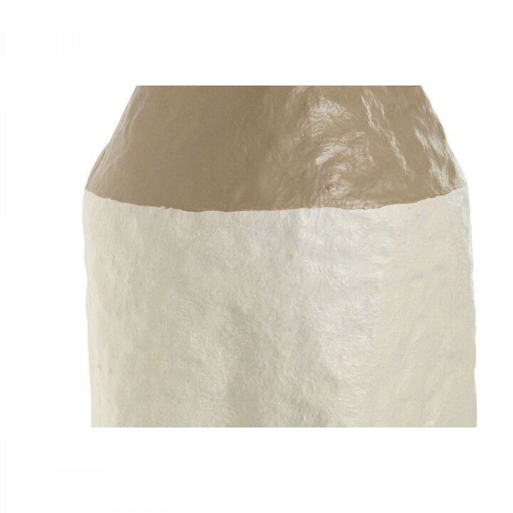 Set of 3 Vases Home ESPRIT White Golden Metal 14 x 14 x 67 cm (3 Pieces)