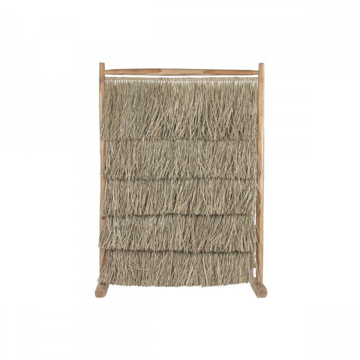 Paravento Home ESPRIT Naturale Teca Fibra 130 X 30 X 180 CM
