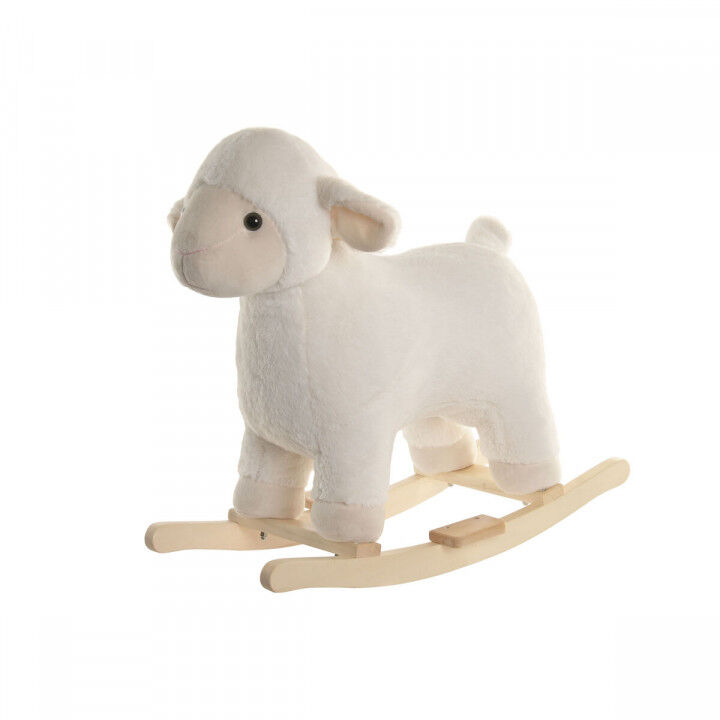 Rocking Chair Home ESPRIT White Natural Ship