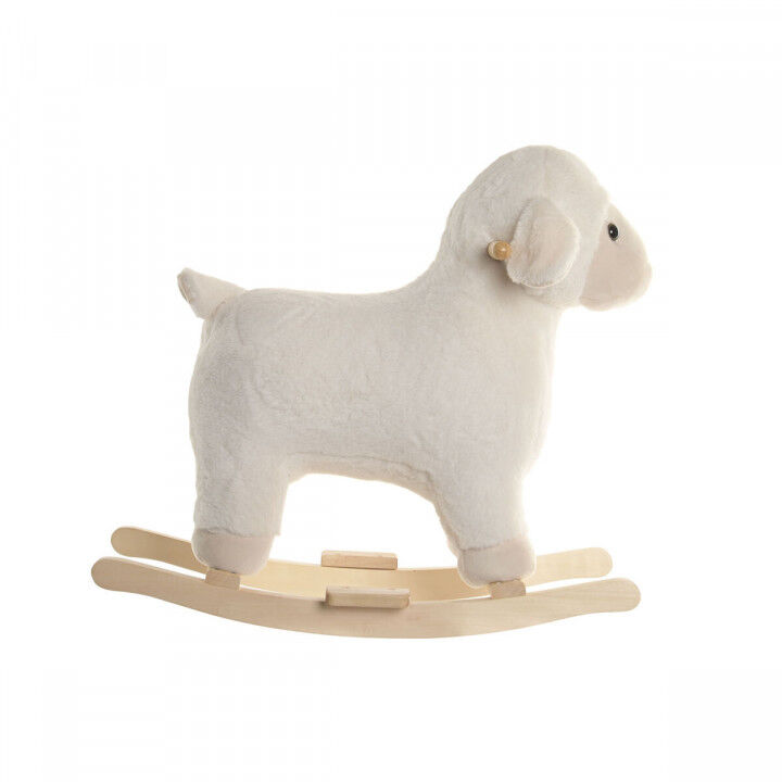 Rocking Chair Home ESPRIT White Natural Ship