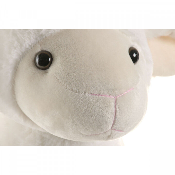 Schommelstoel Home ESPRIT Wit Natuurlijk Schaap