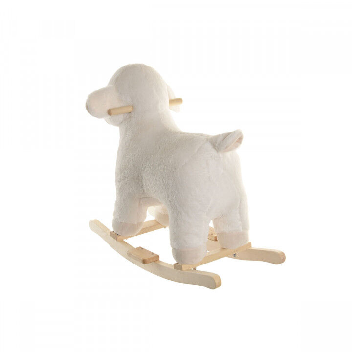 Rocking Chair Home ESPRIT White Natural Ship