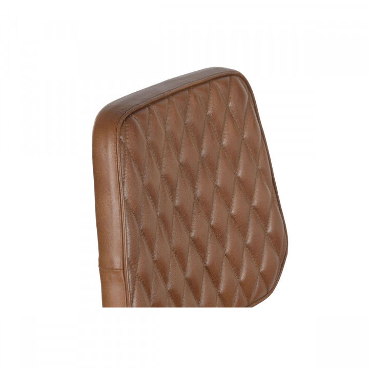 Sgabello Home ESPRIT Pelle Ferro