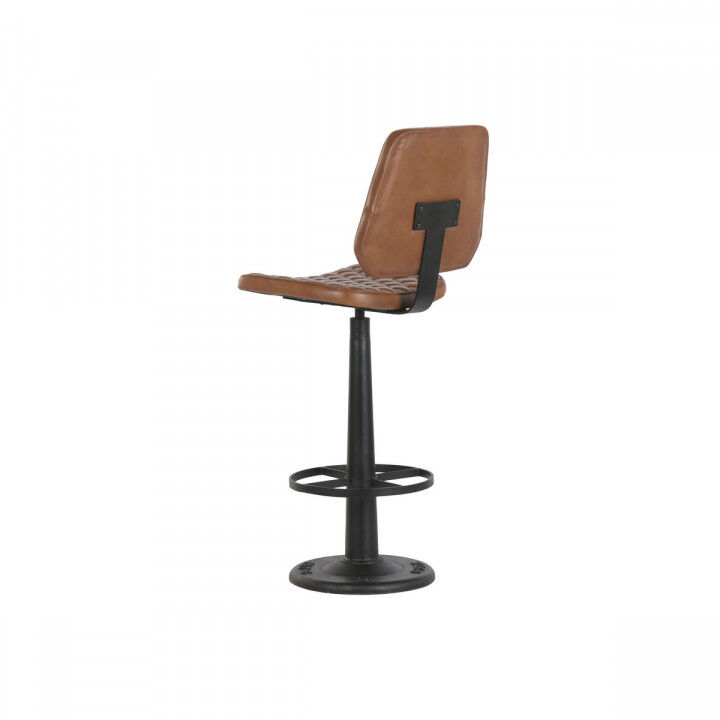 Stool Home ESPRIT Leather Iron