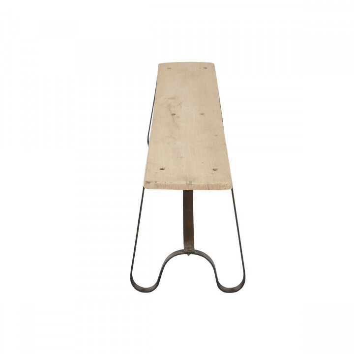 Bench Home ESPRIT Black Natural Iron Teak 152 X 41 X 46 CM