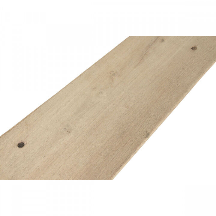 Banc Home ESPRIT Noir Naturel Fer bois de teck 152 X 41 X 46 CM