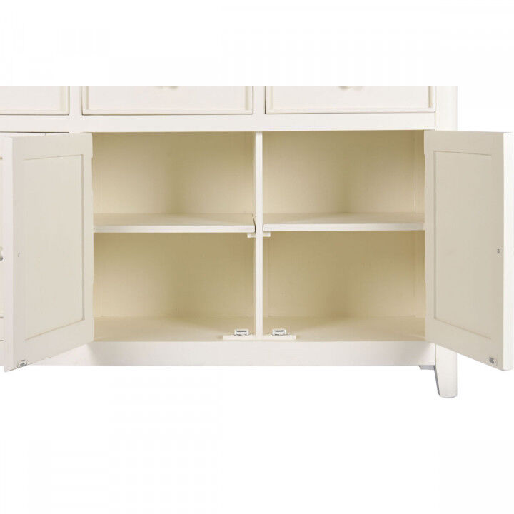 Présentoir Home ESPRIT Crème Brun foncé Bois de manguier Bois MDF 150 X 45 X 190 CM