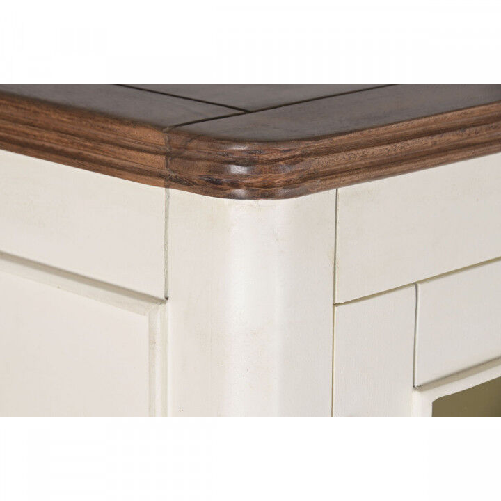 Displayständer Home ESPRIT Creme Dunkelbraun Mango-Holz Holz MDF 150 X 45 X 190 CM