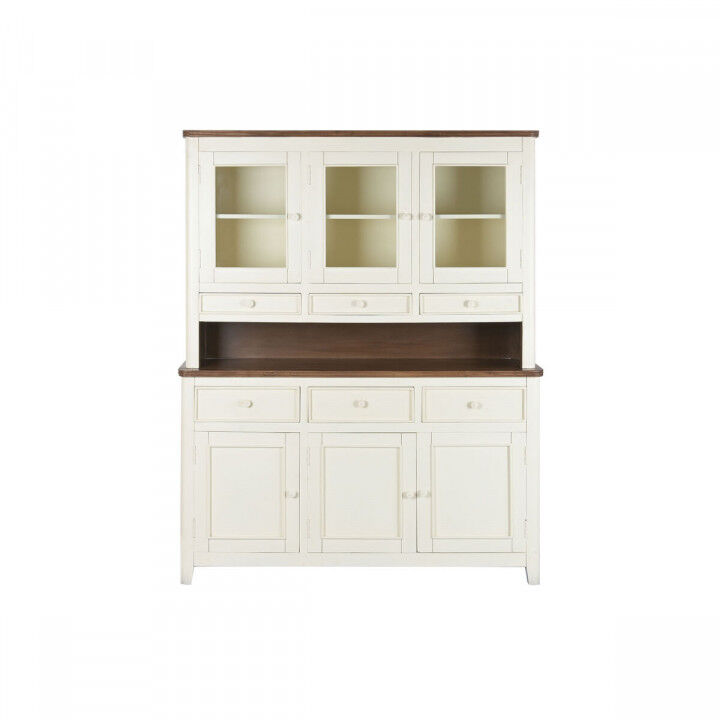 Displayständer Home ESPRIT Creme Dunkelbraun Mango-Holz Holz MDF 150 X 45 X 190 CM