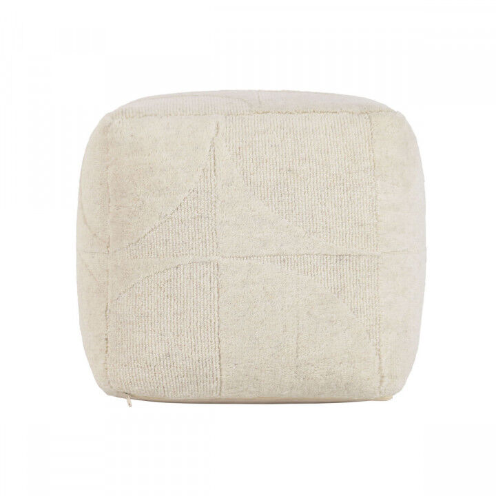 Footrest Home ESPRIT Beige Boho 45 x 45 x 45 cm