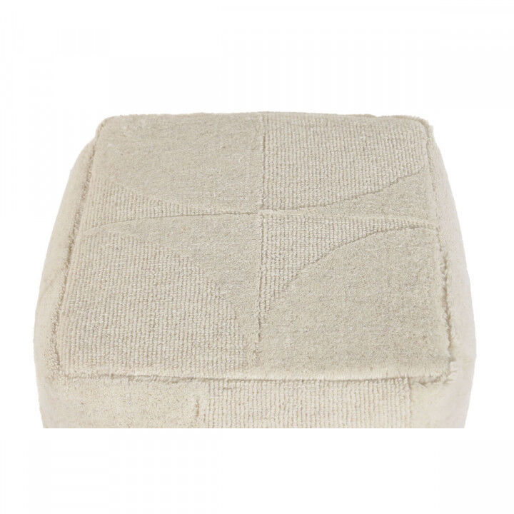 Footrest Home ESPRIT Beige Boho 45 x 45 x 45 cm