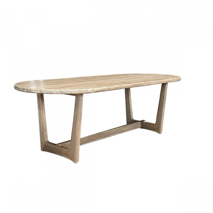 Mesa de Comedor Home ESPRIT Gris madera de teca 180 x 90 x 77 cm