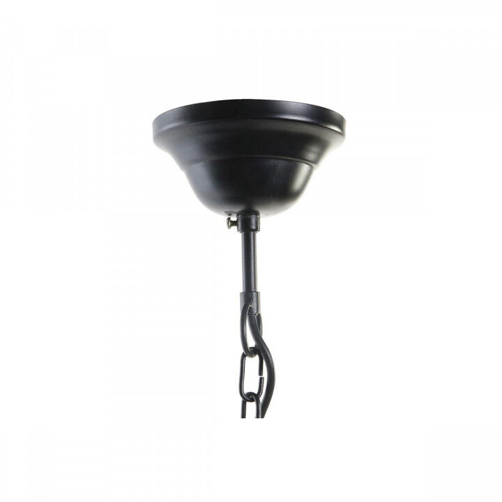 Deckenlampe DKD Home Decor 52 x 52 x 57 cm Schwarz Braun Eisen Mango-Holz 50 W