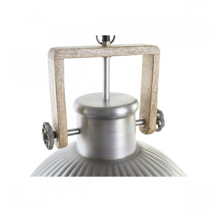 Lampadario DKD Home Decor Marrone Argentato Ferro Legno di mango 50 W 41 x 41 x 40 cm