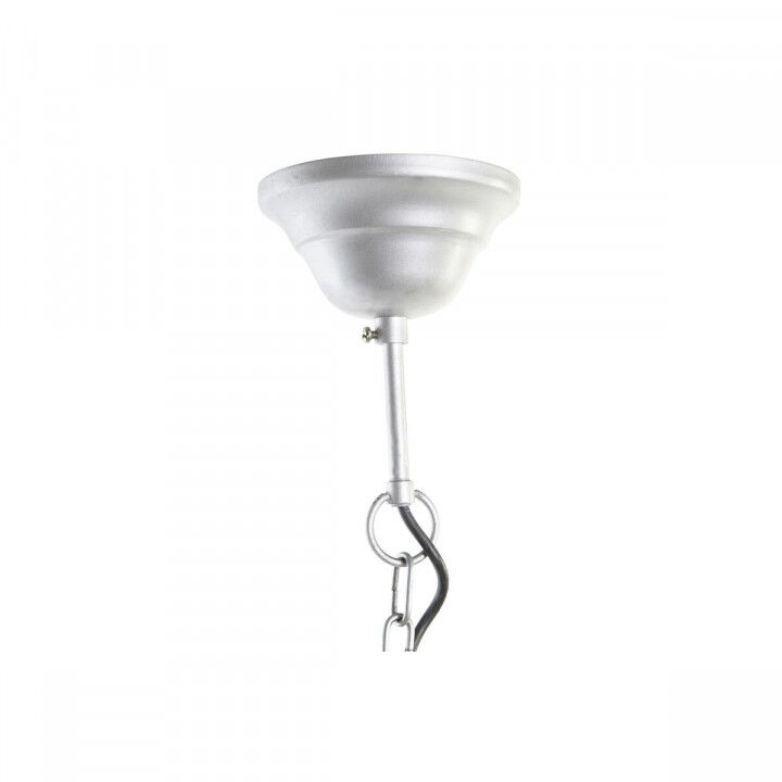 Plafondlamp DKD Home Decor Bruin Zilverkleurig Ijzer Mangohout 50 W 41 x 41 x 40 cm