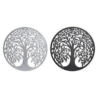 Wall Decoration DKD Home Decor Tree Metal Traditional (2 Units) (40 x 1 x 40 cm)
