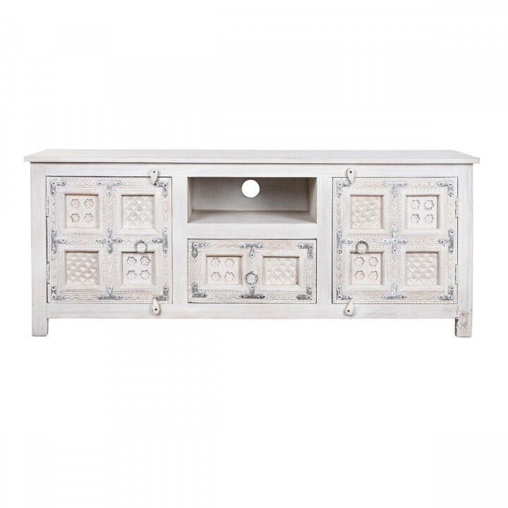 Tv-meubel DKD Home Decor Wit Hout Mangohout 151 x 40 x 60 cm