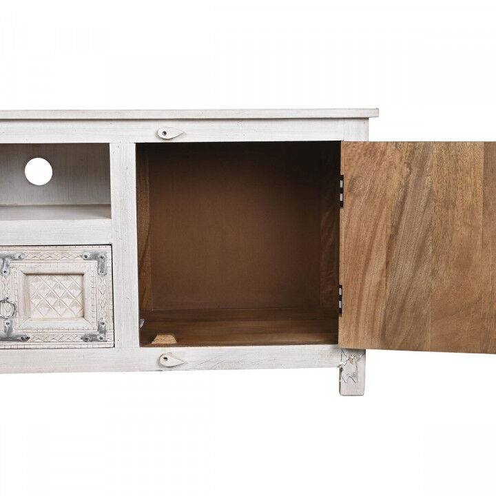 Tv-meubel DKD Home Decor Wit Hout Mangohout 151 x 40 x 60 cm
