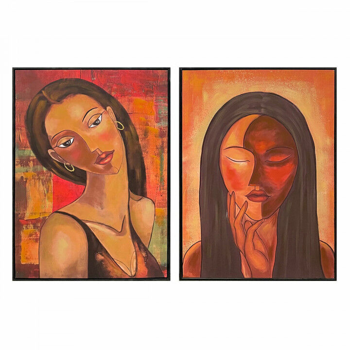 Canvas DKD Home Decor polyestyreen Canvas 60 x 3,5 x 90 cm