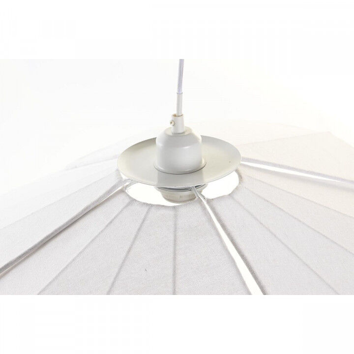 Lampadario DKD Home Decor Metallo Lino Bianco 50 W (68 x 68 x 21 cm)