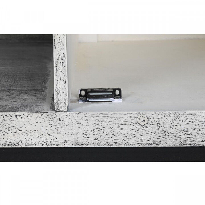 Mobile TV DKD Home Decor Bianco Beige Grigio Multicolore Ceramica Legno di mango 130 x 40 x 56 cm