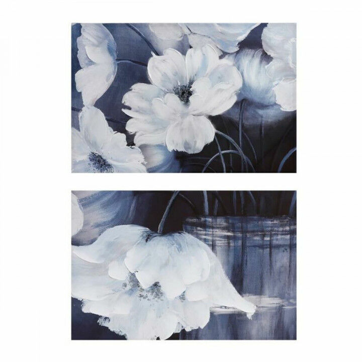 Canvas DKD Home Decor Canvas Hout MDF 90 x 3 x 60 cm