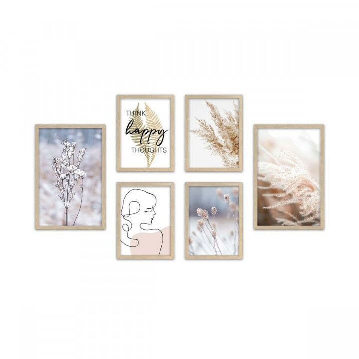 Leinwand DKD Home Decor Kiefer Leinwand 40 x 2 x 60 cm