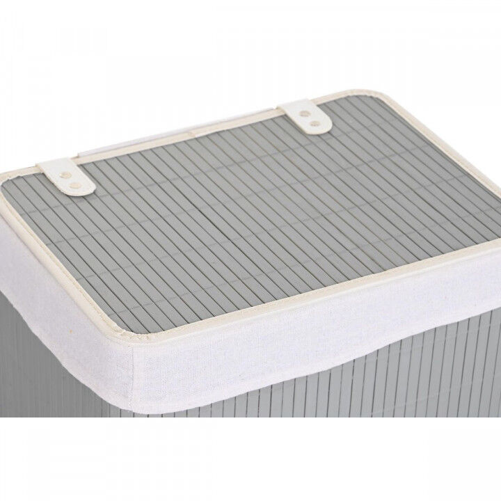 Set di Cesti DKD Home Decor Grigio scuro Bambù 40 x 30 x 46 cm 5 Pezzi
