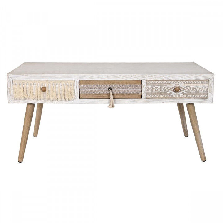 Tischdekoration DKD Home Decor 110 x 60 x 50 cm Tanne Holz Aluminium