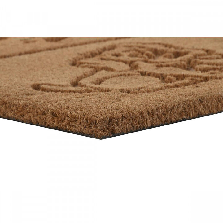 Doormat DKD Home Decor Brown Rubber Coconut (75 x 45 x 2,3 cm) (2 Units)