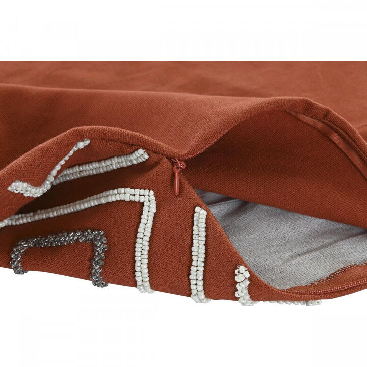 Kussenhoes DKD Home Decor Terra cotta Geometrisch 50 x 1 x 50 cm