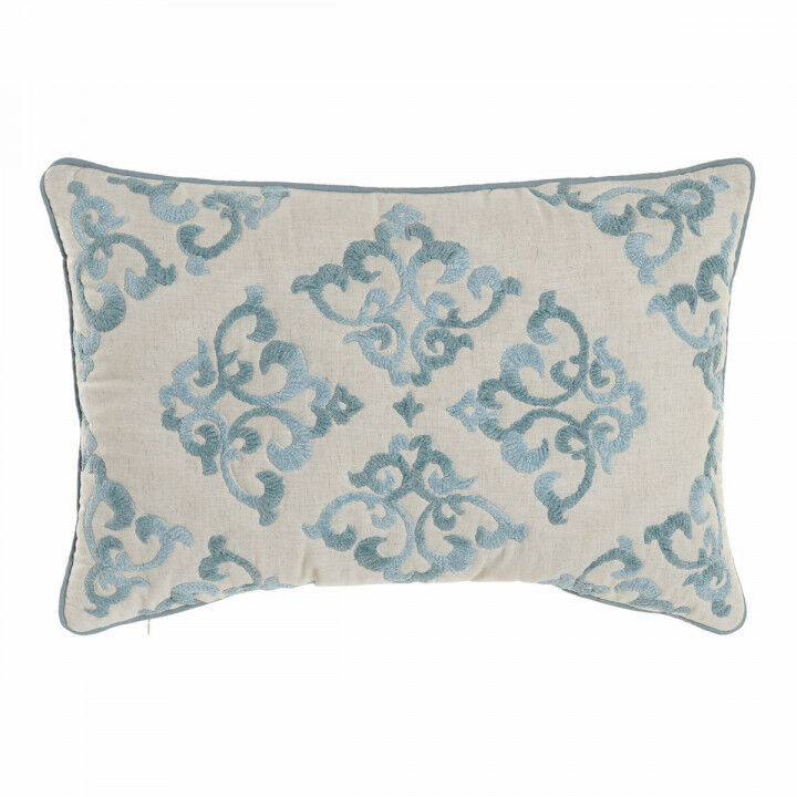 Fodera per cuscino DKD Home Decor 60 x 1 x 40 cm Azzurro Tradizionale