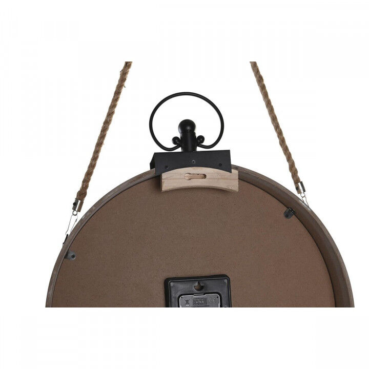 Reloj de Mesa DKD Home Decor Blanco Negro Mandala (2 Unidades)