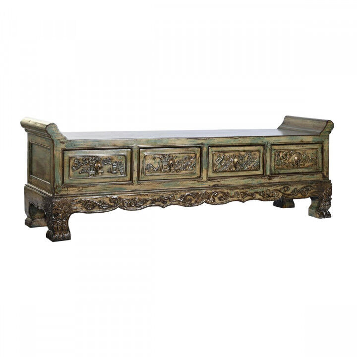 Banqueta DKD Home Decor Multicolor Madera 179 x 43 x 58 cm