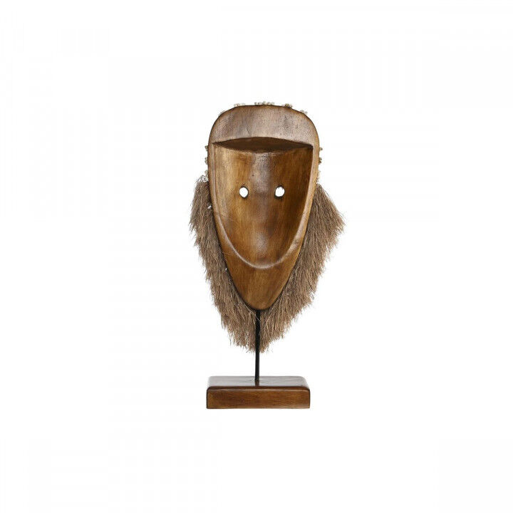 Deko-Figur DKD Home Decor natürlich Maske Faser (30 x 10,5 x 53 cm)