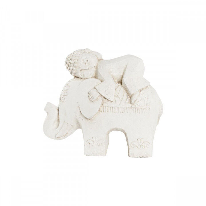 Decoratieve figuren DKD Home Decor Wit Olifant Orientaals 44 x 22 x 40 cm