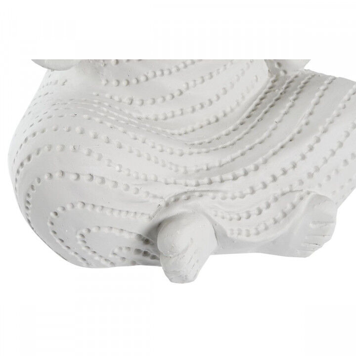 Statua Decorativa DKD Home Decor 25,5 x 19 x 39 cm Bianco Frate Orientale (2 Unità)