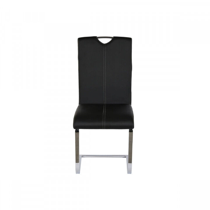 Esszimmerstuhl DKD Home Decor Schwarz Metall Polyurethan (59 x 45 x 102 cm)