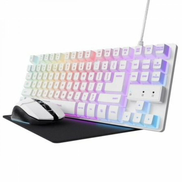 Tastatur und Gaming Maus Trust 25233 GXT794W