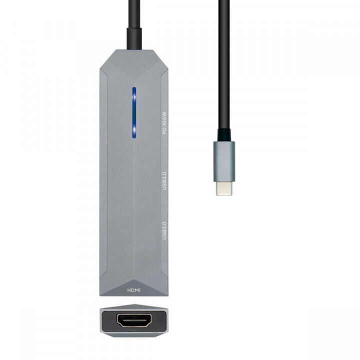 USB Hub Aisens ASUC-4P002-GR