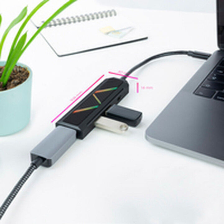USB Hub NANOCABLE 10.16.0401